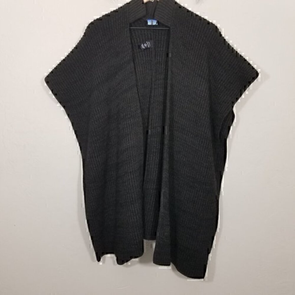 Elhoffer Design Knit Cape Open Front/Sides Poncho Size S‎